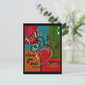 Faith Hebrews 11 Postkarte (Stehend Vorderseite)