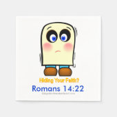 Faith Hiding Serviette (Vorderseite)