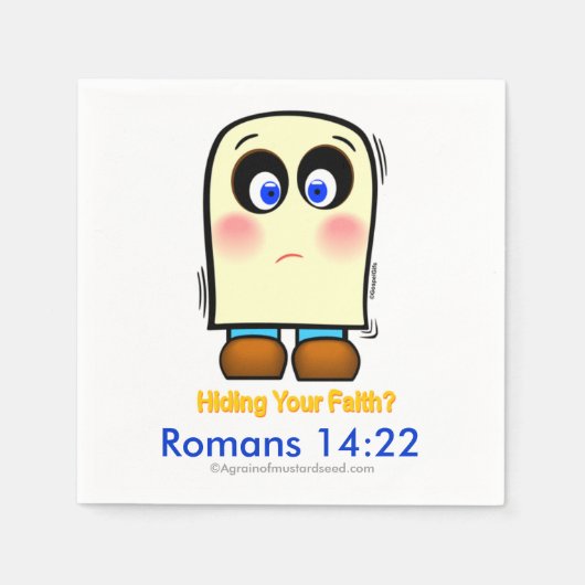 Faith Hiding Serviette (Vorderseite)