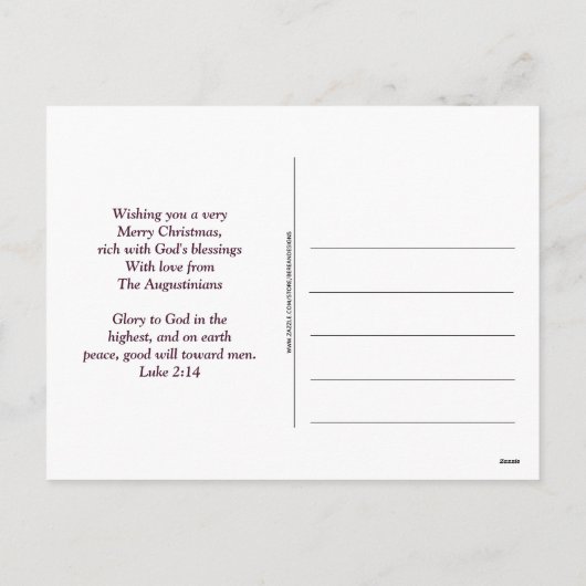 FAITH HOFFE LIEBE Glitzer Christlich Weihnachten (Rückseite)