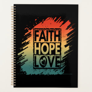 FAITH HOFFNUNG LIEBE INSPIRATIONAL MOTIVIEREND VER PLANER