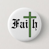 Faith Holy Cross Button (Vorderseite)