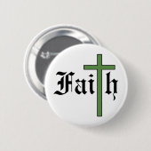 Faith Holy Cross Button (Vorne & Hinten)