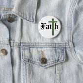 Faith Holy Cross Button (Beispiel)