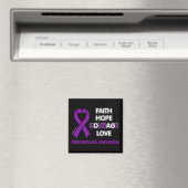 Faith Hope Courage Liebe...Fibro Magnet (In Situ (Geschirrspüler))