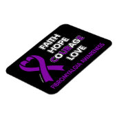 Faith Hope Courage Liebe...Fibro Magnet (Linke Seite)