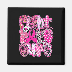 Faith Hope Cure Brustkrebs Awareness Survivor F Magnet