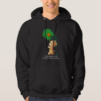 Faith Hope Cure Green Cerebral Palsy Awareness 1 Hoodie