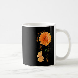 Faith Hope Fight Liebe Elephant Sunflower Leukemia Kaffeetasse