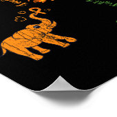 Faith Hope Fight Liebe Leukemia Awareness Ribbon G Poster (Ecke)