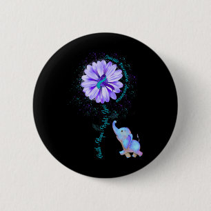Faith Hope Fight Liebe Suicide Prevention Awarenes Button
