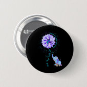 Faith Hope Fight Liebe Suicide Prevention Awarenes Button (Vorne & Hinten)