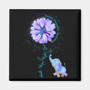 Faith Hope Fight Liebe Suicide Prevention Awarenes Magnet