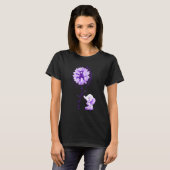 Faith Hope Fight Love Elephant Epilepsy Awareness  T-Shirt (Vorne ganz)