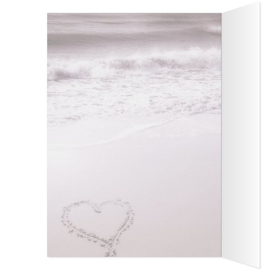 Faith Hope Liebe, 1 Corinthians 13:13, Beach Card (Innen (Links))