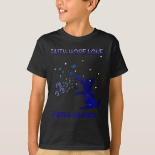 Faith Hope Liebe Alopecia Bewusstsein T-Shirt