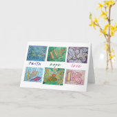 Faith Hope Liebe Angel Word Gruß oder Mitteilungsk Karte (Gelbe Blume)