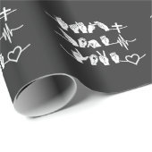 Faith Hope Liebe ASL American Sign Language Geschenkpapier (Rolleneckpunkt)