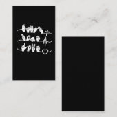 Faith Hope Liebe ASL American Sign Language Visitenkarte (Vorne/Hinten)