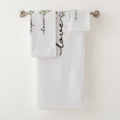 Faith-Hope-Liebe Badhandtuch Set (Insitu)