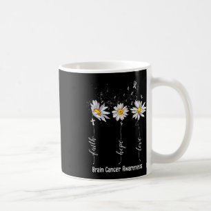 Faith Hope Liebe Brain Cancer Awareness Shirt Flow Kaffeetasse