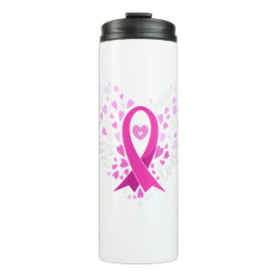Faith Hope Liebe Breast Cancer Awareness Pink Ribb Thermosbecher