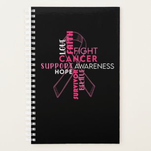 Faith Hope Liebe Brustkrebs Bewusstsein Planer