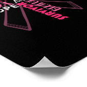 Faith Hope Liebe Brustkrebs Bewusstsein Poster (Ecke)