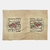 Faith Hope Liebe Christlich Bible Verse Geschirrtuch (Horizontal)