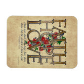 Faith Hope Liebe Christlich Bible Verse Magnet (Horizontal)