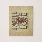 Faith Hope Liebe Christlich Bible Verse Puzzle (Vertikal)