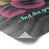 Faith Hope Liebe Christlich Bible Verse Retro Poster (Ecke)