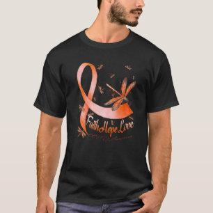 Faith Hope Liebe COPD Awareness Dragonfly T-Shirt