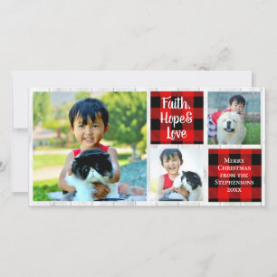 Faith Hope Liebe Country Blocks Weihnachten