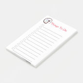 Faith Hope Liebe Cross Post-it Notes Klebezettel (angewinkelt)