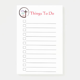 Faith Hope Liebe Cross Post-it Notes Post-it Klebezettel