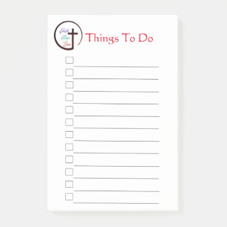 Faith Hope Liebe Cross Post-it Notes Post-it Klebezettel