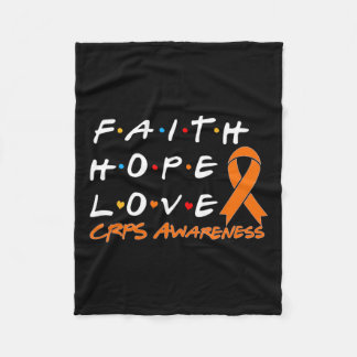 Faith Hope Liebe Crps Awareness 1 Fleecedecke