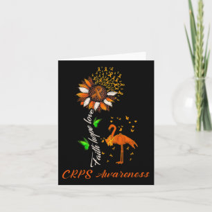 Faith Hope Liebe Crps Awareness Montag Krieger Ora Karte