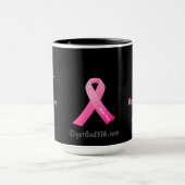 Faith Hope Liebe Cure gotGod316.com Pink Ribbon Tasse (Zentrum)