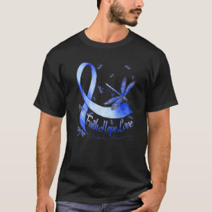 Faith Hope Liebe Diabetes Awareness Dragonfly T-Shirt