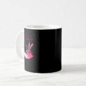 Faith Hope Liebe Dragonfly Pink Ribbon Brust Cance Kaffeetasse (Vorderseite Links)