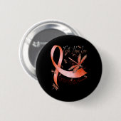 Faith Hope Liebe Dragonfly Rsd Crps Bewusstsein Button (Vorne & Hinten)