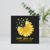 Faith Hope Liebe Endometriose Bewusstsein (Stehend Vorderseite)