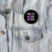 Faith Hope Liebe Epilepsy Bewusstsein Button (Beispiel)