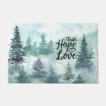 "Faith Hope Liebe" Evergreen Trees Inspiration