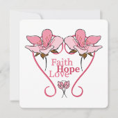 FaItH, HoPe & Liebe Feiertagskarte (Vorderseite)