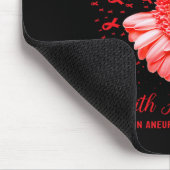 Faith Hope Liebe Gehirnaneurysm Awareness Survivor Mousepad (Ecke)