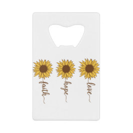 Faith Hope Liebe Geldbeutel Flaschenöffner