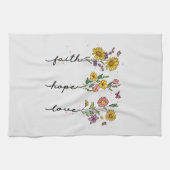 Faith-Hope-Liebe Geschirrtuch (Horizontal)